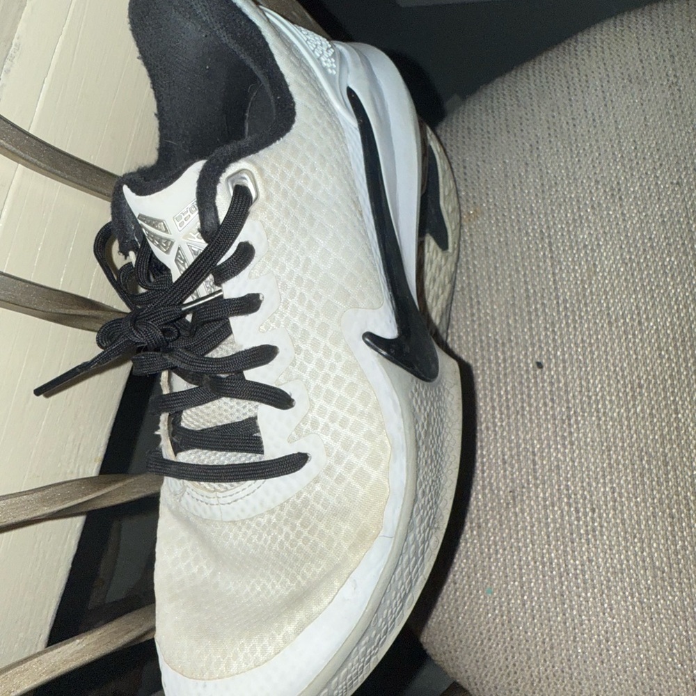 White and Black Athletic Shoe